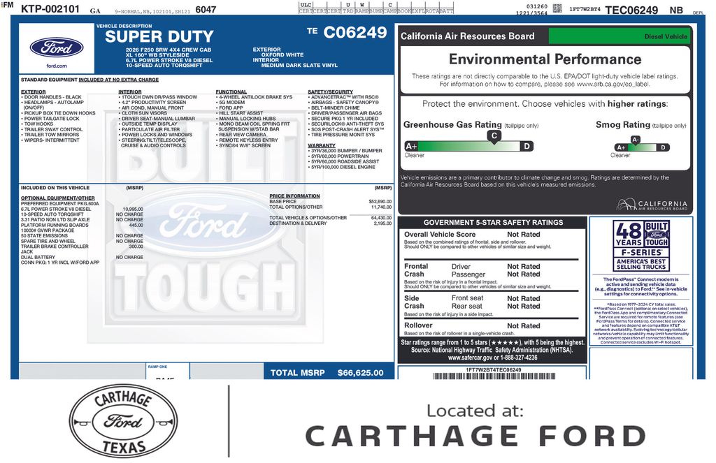 Used 2026 Ford F-250SD XL