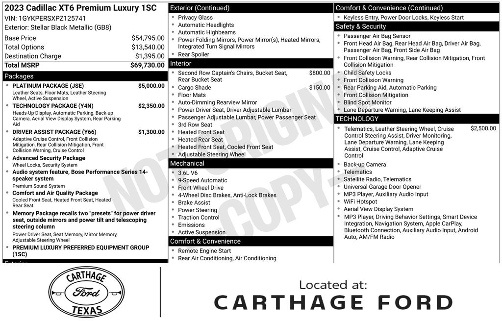 Used 2023 Cadillac XT6 Premium Luxury