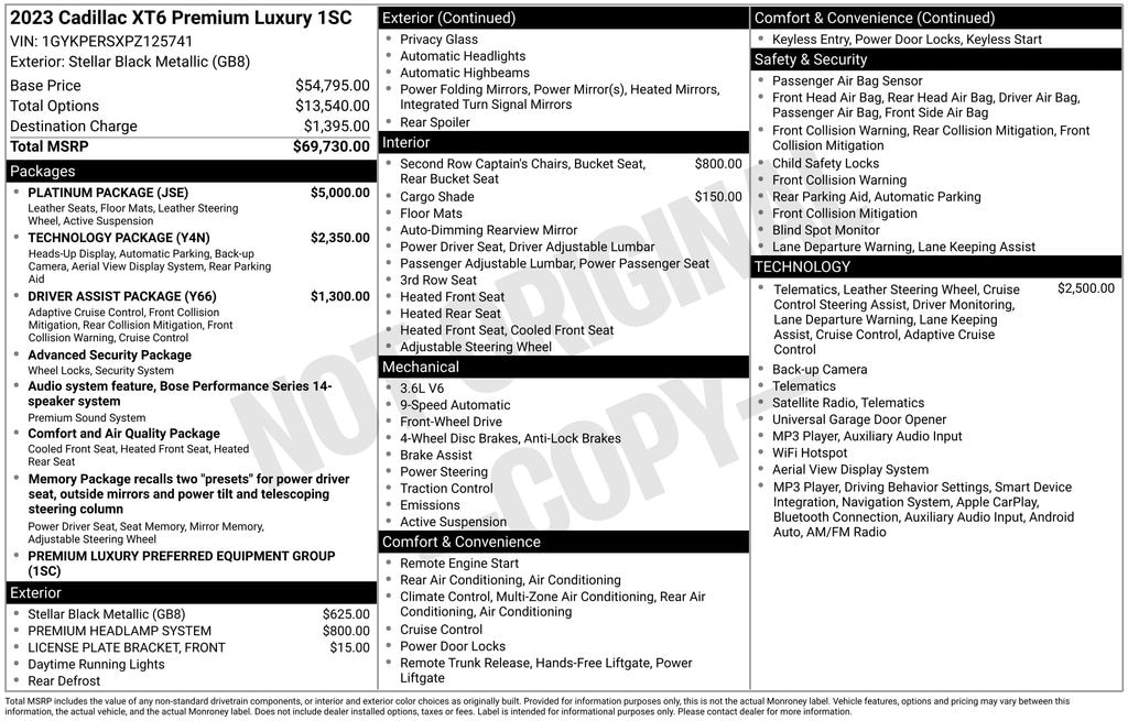 Used 2023 Cadillac XT6 Premium Luxury SUV