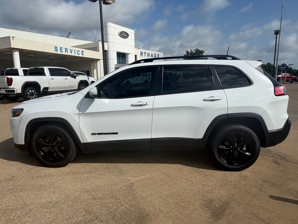 Used 2021 Jeep Cherokee Altitude with VIN 1C4PJLLBXMD200280 for sale in Carthage, TX
