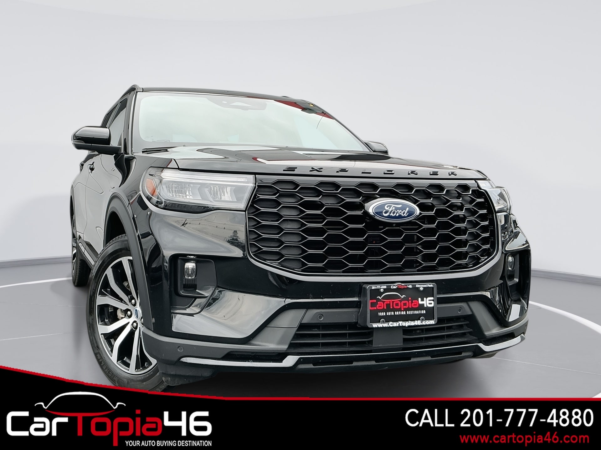 Agate Black 2025 Ford Explorer SUV / Crossover All-Wheel Drive Automatic