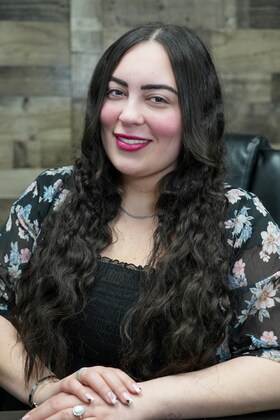 Staff member Dalal Abass from e6ca06bb0a85