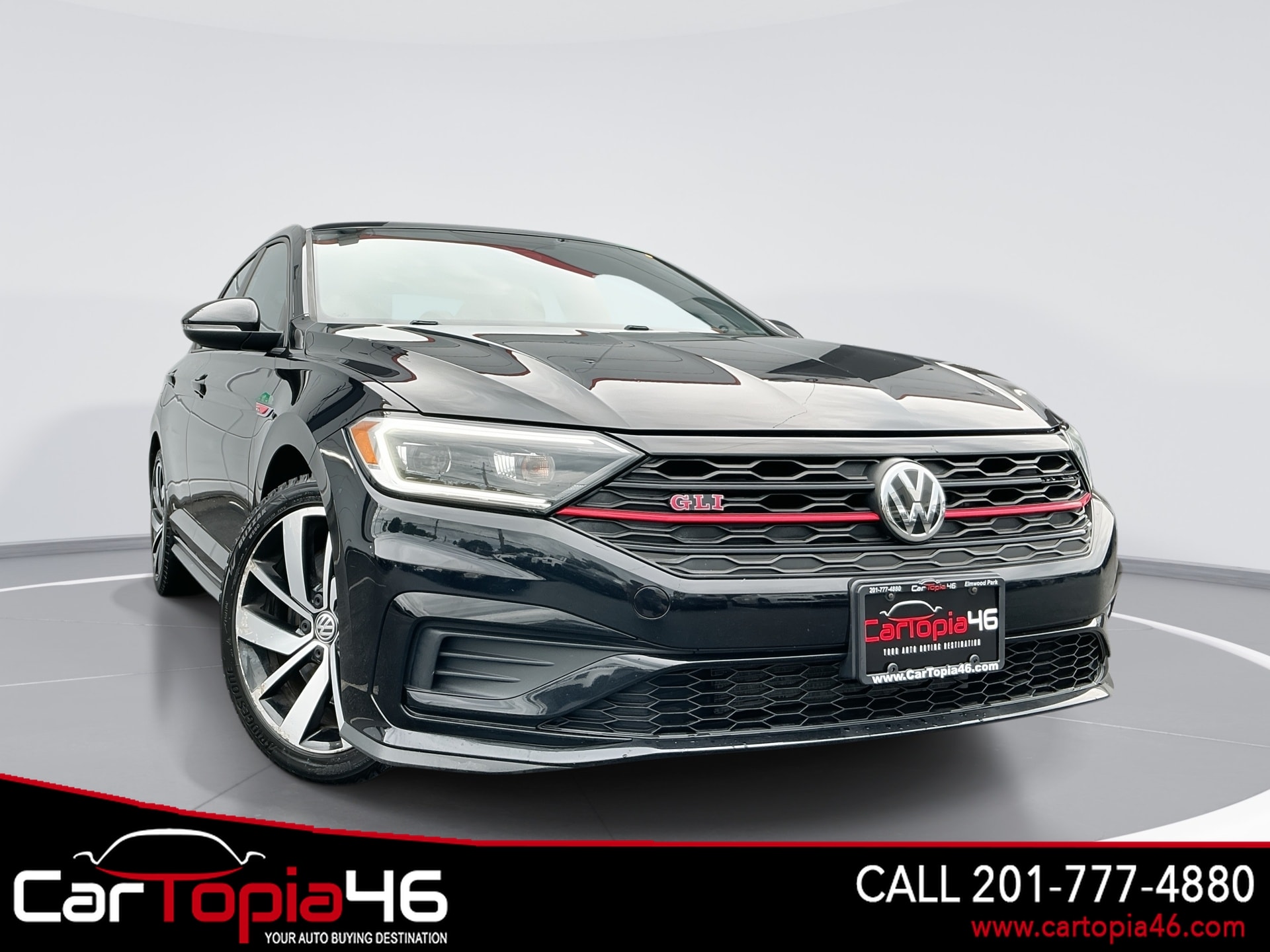 Deep Black Pearl 2019 Volkswagen Jetta GLI Sedan Front-Wheel Drive Automatic