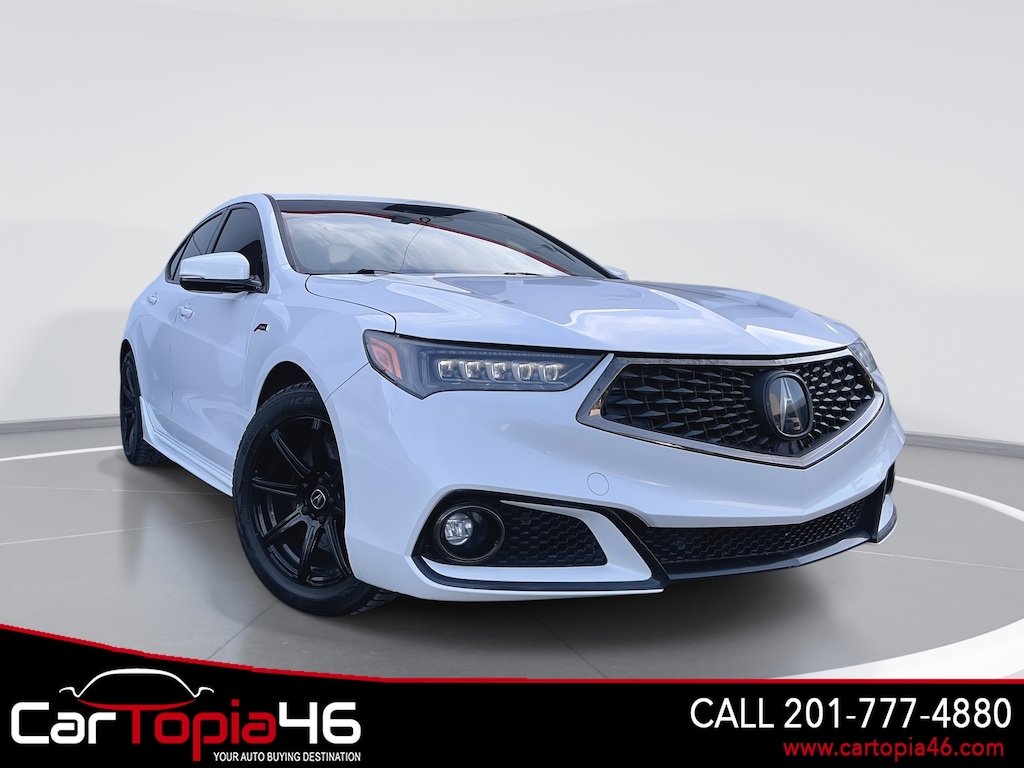 Used 2019 Acura TLX 3.5L Tech & A-Spec Pkgs w/Red Leather Sedan