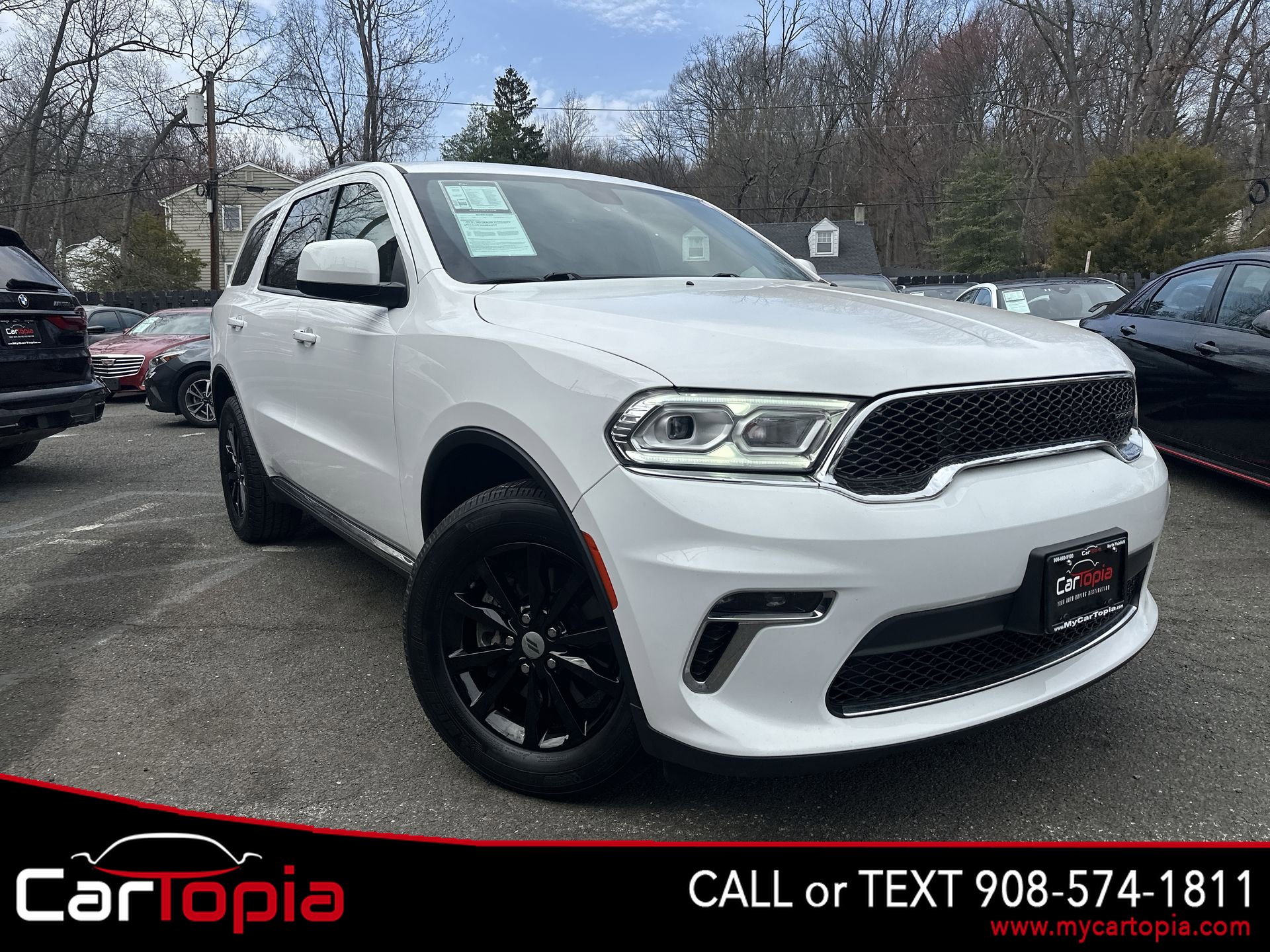 White Knuckle 2022 Dodge Durango SXT AWD SUV / Crossover All-Wheel Drive Automatic