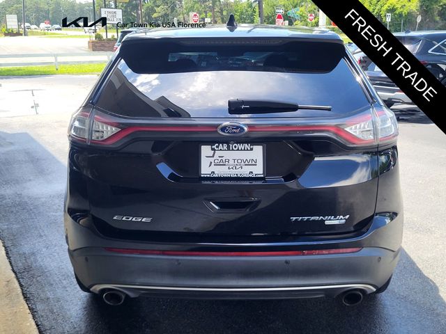 Used 2017 Ford Edge Titanium with VIN 2FMPK4K9XHBB80542 for sale in Florence, SC