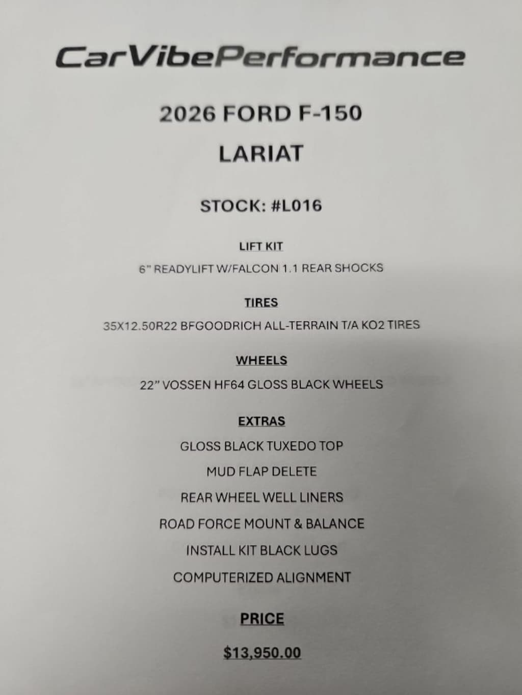 Used 2026 Ford F-150 Lariat Truck