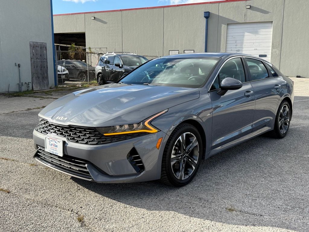 Used 2022 Kia K5 LXS with VIN 5XXG14J26NG128011 for sale in Crane, MO