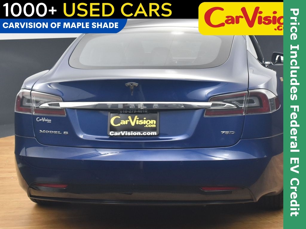 Used 2017 Tesla Model S 75D with VIN 5YJSA1E26HF193600 for sale in Trooper, PA