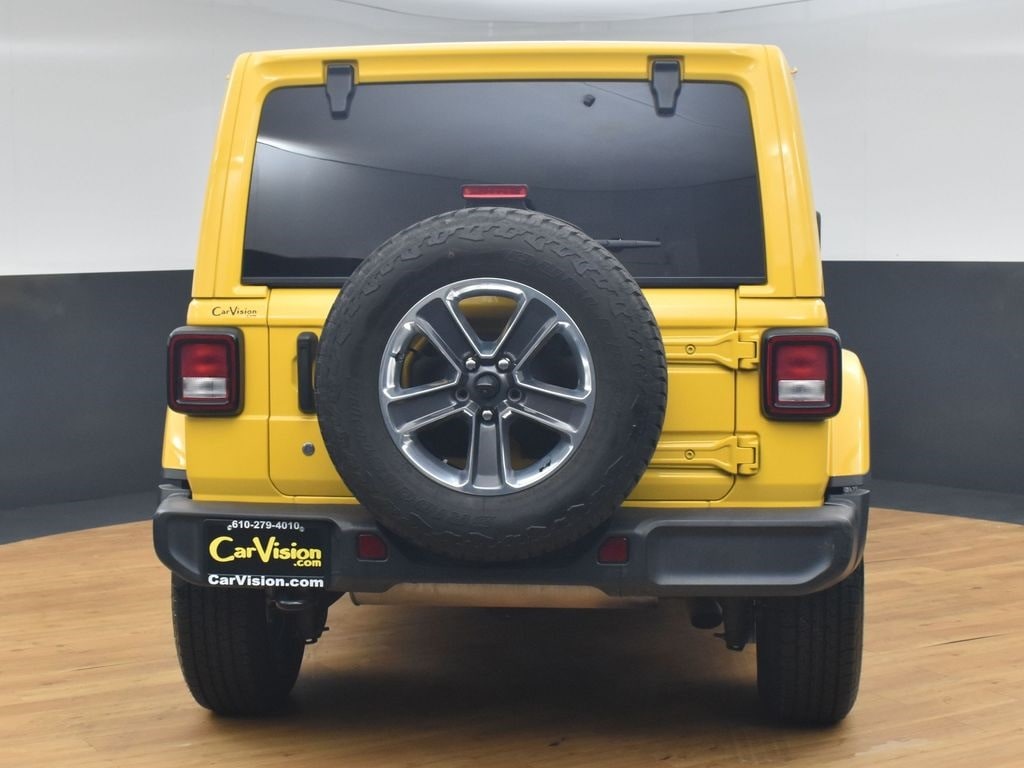 Used 2020 Jeep Wrangler Unlimited Sahara with VIN 1C4HJXEN2LW162386 for sale in Trooper, PA