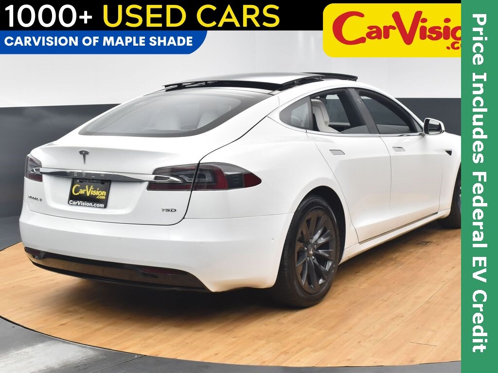 Used 2018 Tesla Model S 75D with VIN 5YJSA1E23JF263513 for sale in Trooper, PA