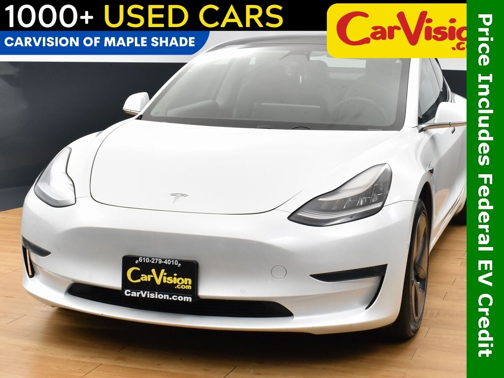 Used 2019 Tesla Model 3 Base with VIN 5YJ3E1EB2KF510479 for sale in Trooper, PA