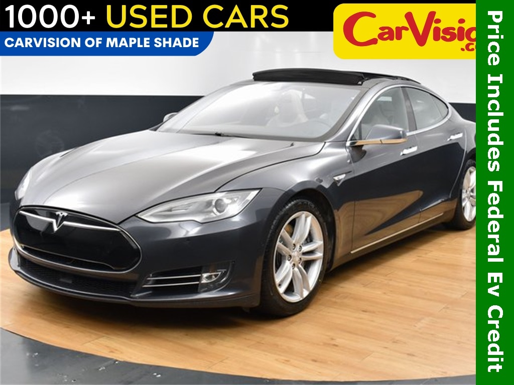 Used 2015 Tesla Model S 85D with VIN 5YJSA1E22FF104229 for sale in Trooper, PA