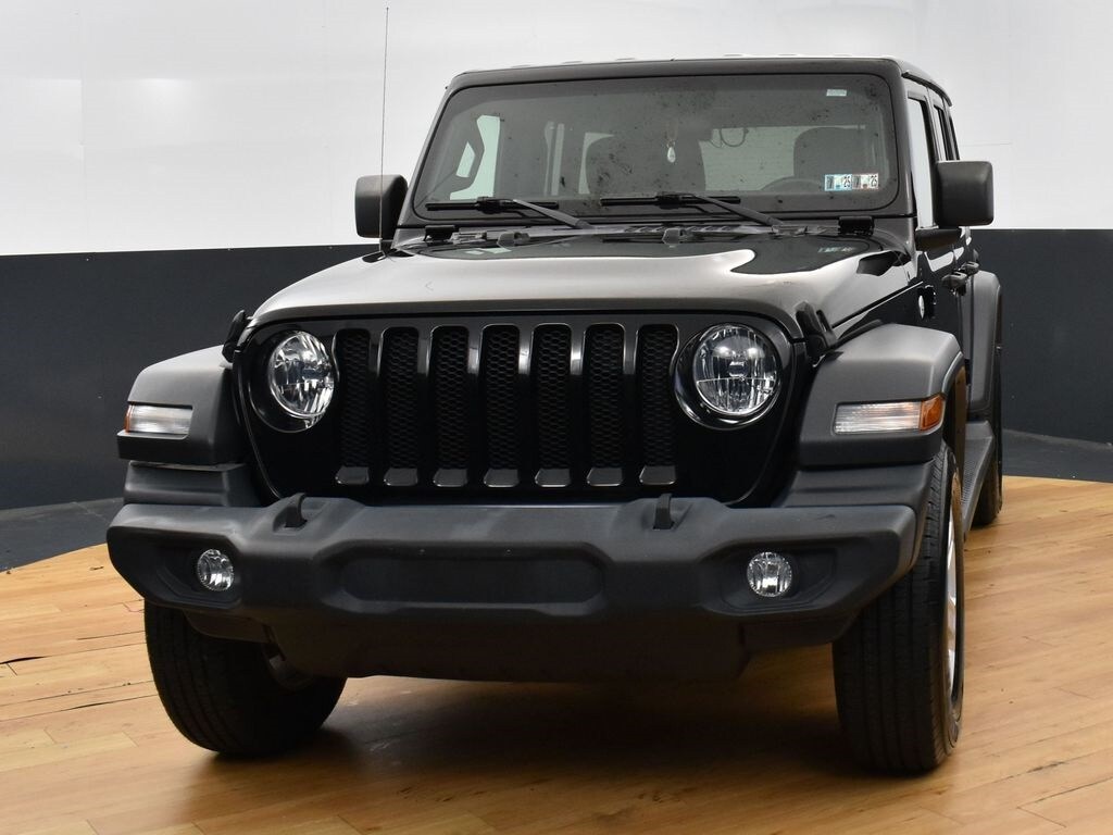 Used 2020 Jeep Wrangler Unlimited Sport S with VIN 1C4HJXDG2LW339375 for sale in Hazle Township, PA