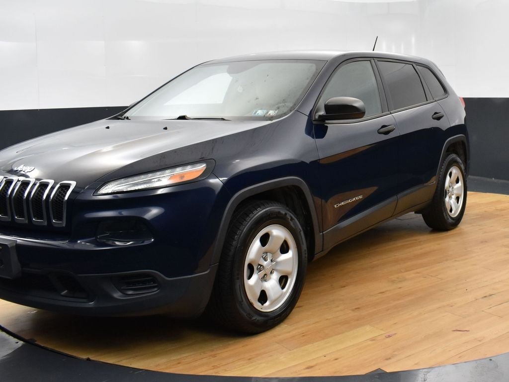 Used 2015 Jeep Cherokee Sport with VIN 1C4PJMAB8FW755048 for sale in Hazle Township, PA