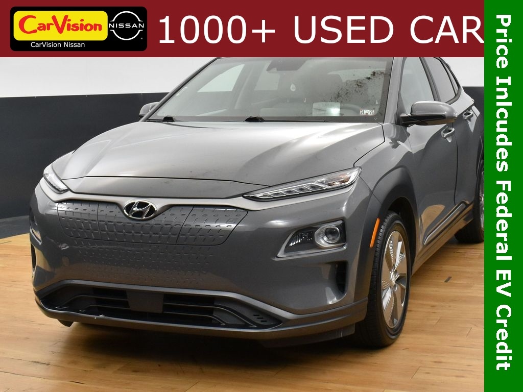 Used 2021 Hyundai Kona EV Ultimate with VIN KM8K53AG8MU100056 for sale in Hazle Township, PA