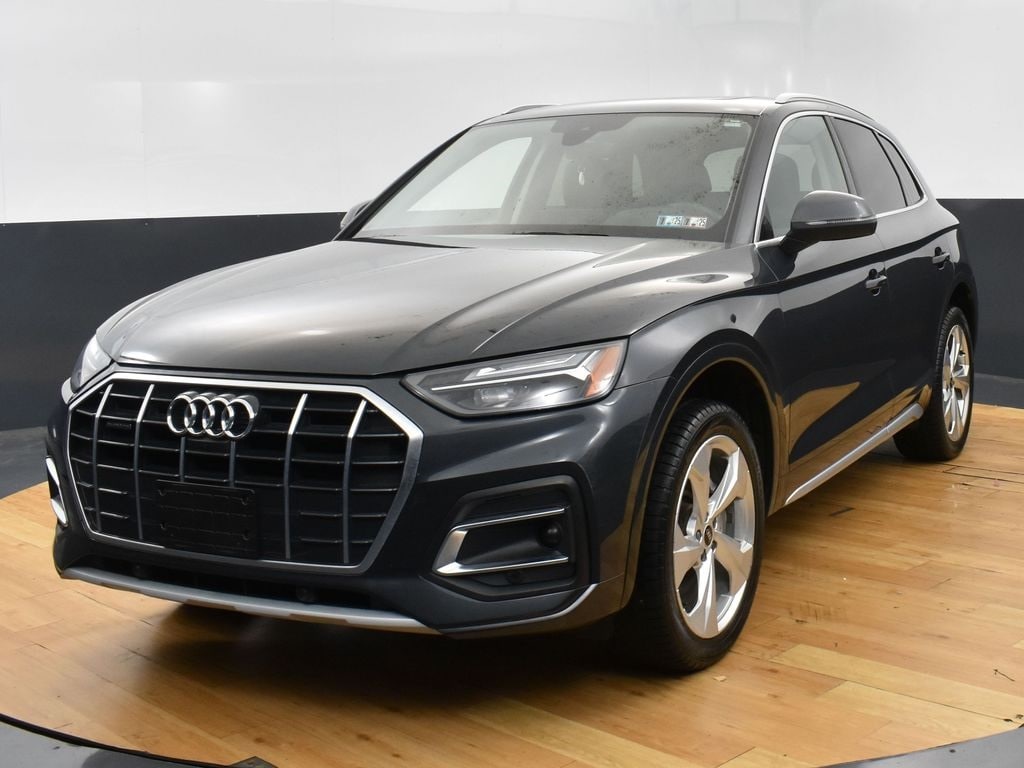 Used 2021 Audi Q5 Premium Plus with VIN WA1BAAFY3M2108285 for sale in Hazle Township, PA