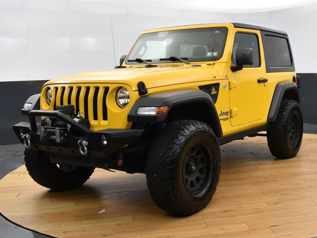 Used 2019 Jeep Wrangler Sport S with VIN 1C4GJXAG6KW518839 for sale in Hazle Township, PA