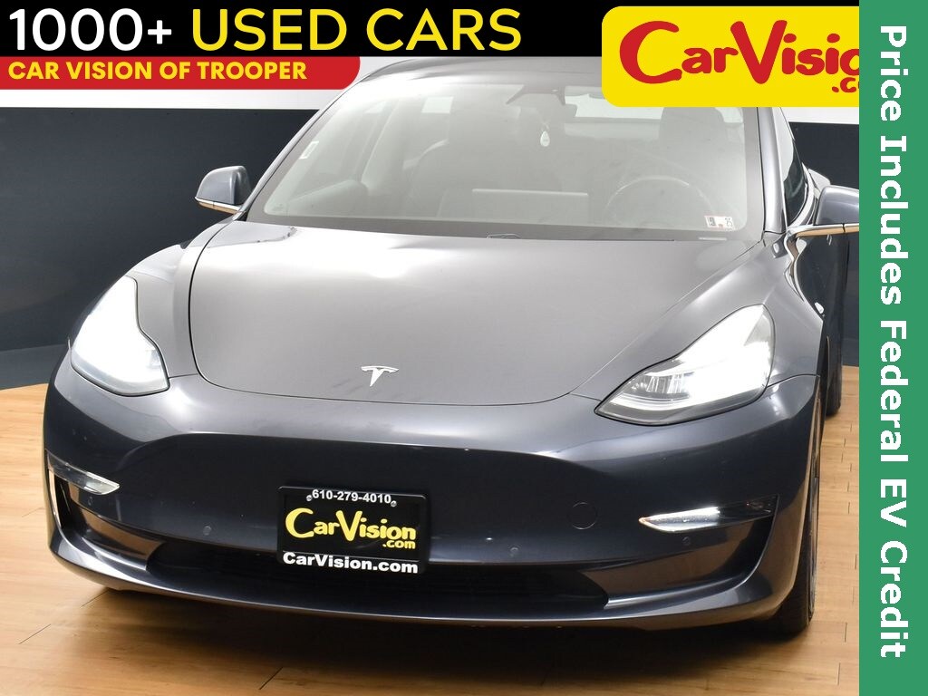 Used 2019 Tesla Model 3 Base with VIN 5YJ3E1EB4KF205811 for sale in Trooper, PA