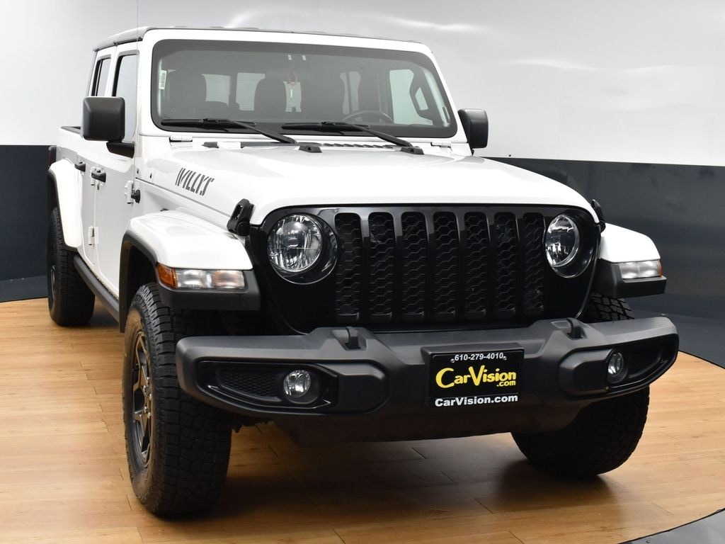 Used 2021 Jeep Gladiator WILLYS with VIN 1C6HJTAG1ML592663 for sale in Trooper, PA