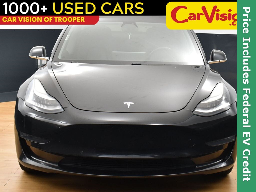 Used 2019 Tesla Model 3 Mid Range with VIN 5YJ3E1EA3KF317586 for sale in Trooper, PA