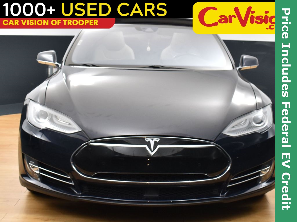 Used 2015 Tesla Model S 85D with VIN 5YJSA1H23FF082060 for sale in Trooper, PA