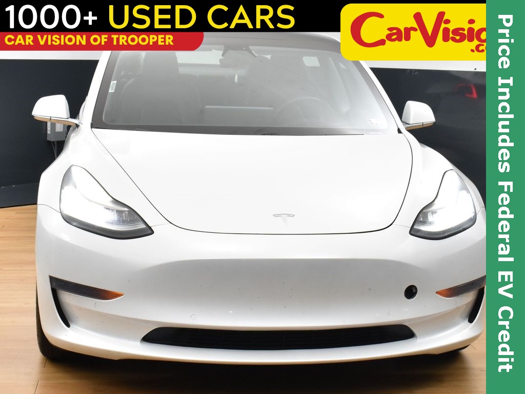 Used 2019 Tesla Model 3 Base with VIN 5YJ3E1EA4KF484605 for sale in Trooper, PA