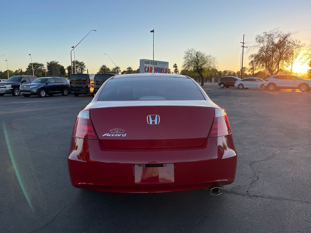 Used 2008 Honda Accord Coupe EX For Sale at Car World VIN