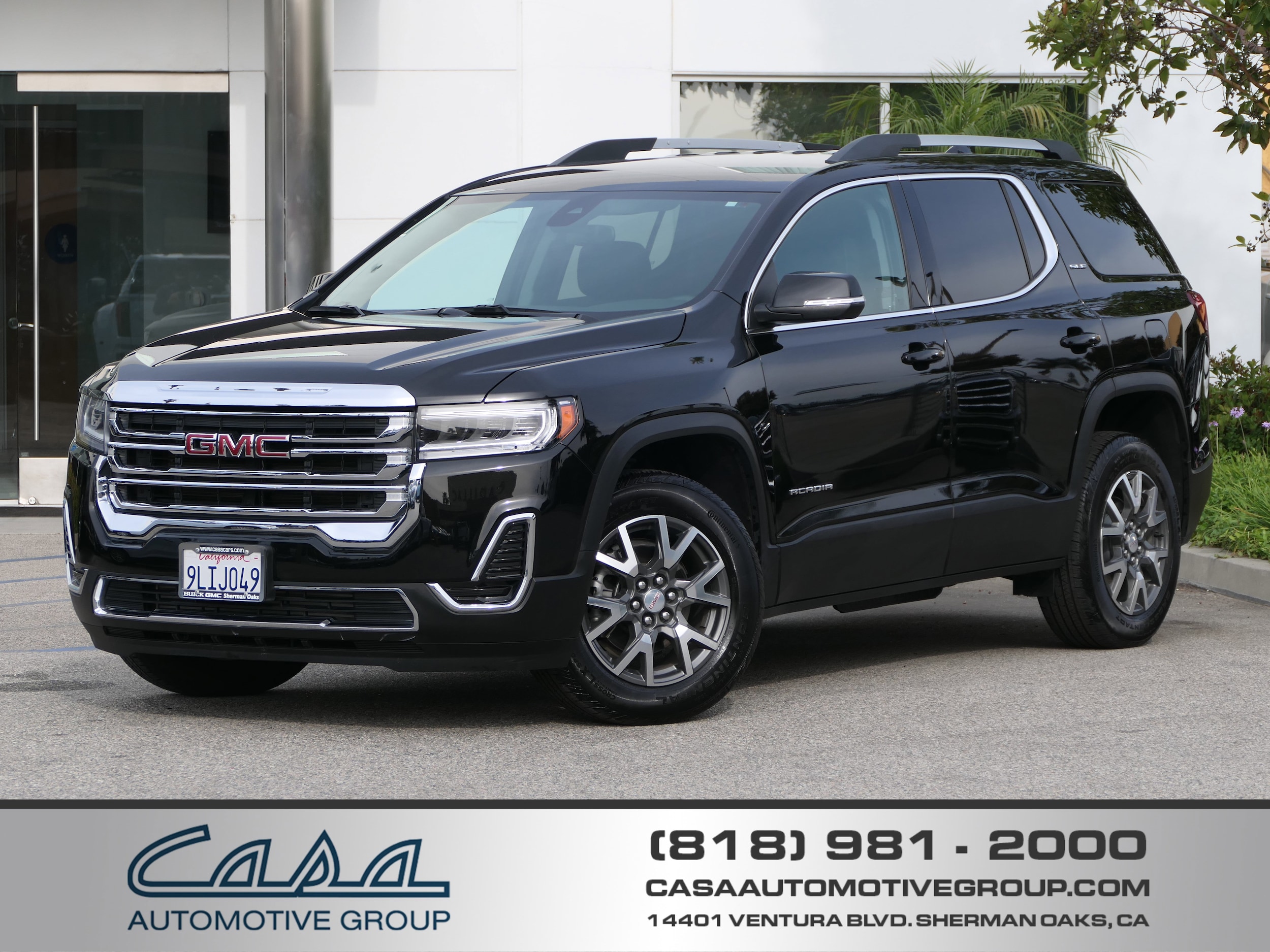 Black (Ebony Twilight) 2023 GMC Acadia SUV / Crossover Front-Wheel Drive Automatic