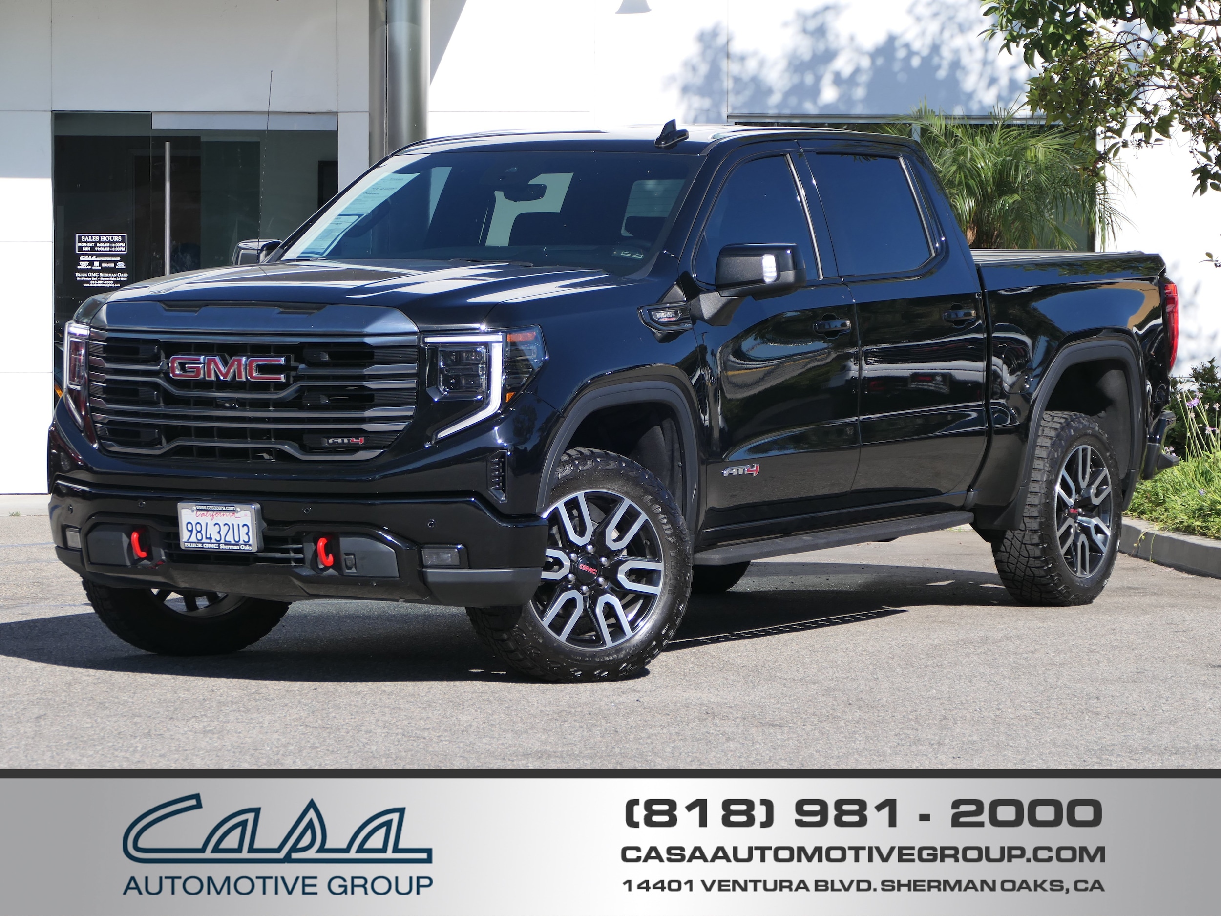 Onyx Black 2023 GMC Sierra 1500 Pickup Truck Four-Wheel Drive Automatic