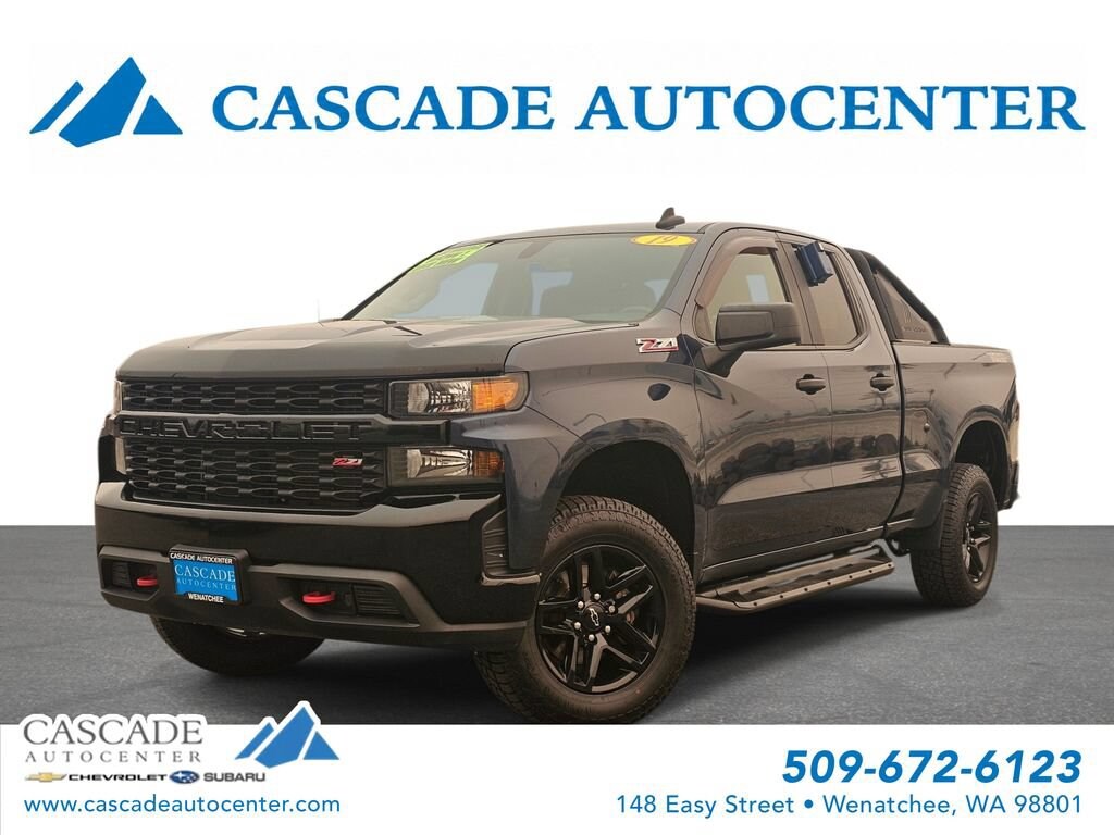 Used 2019 Chevrolet Silverado 1500 Custom Trail Boss Truck Double Cab
