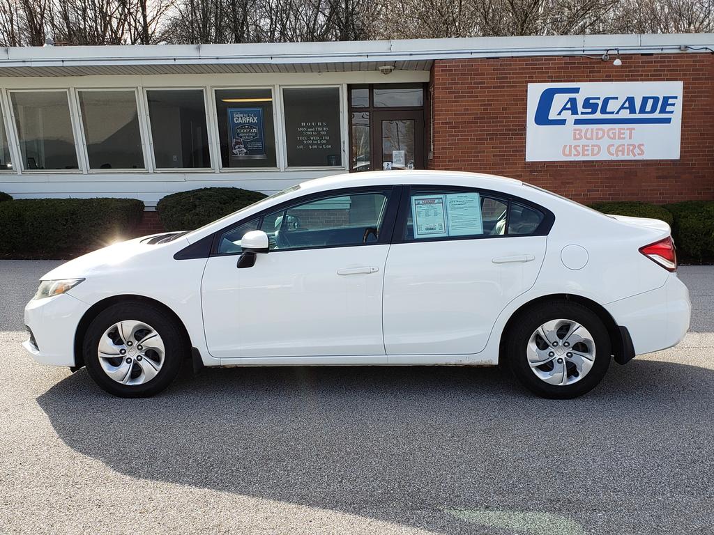 Used 2014 Honda Civic LX with VIN 19XFB2E54EE004944 for sale in Cuyahoga Falls, OH
