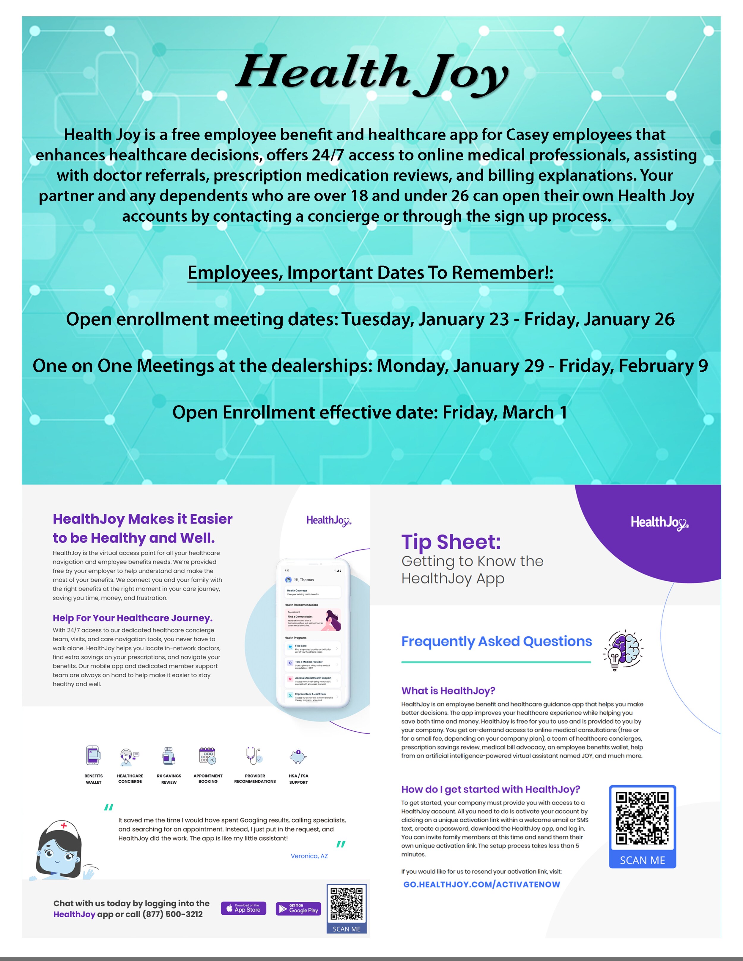 November / December 2023 Casey Employee Portal