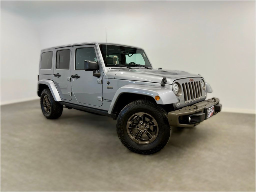 Used 2017 Jeep Wrangler Unlimited 75th Anniversary Edition with VIN 1C4HJWEG8HL554826 for sale in Springfield, VT