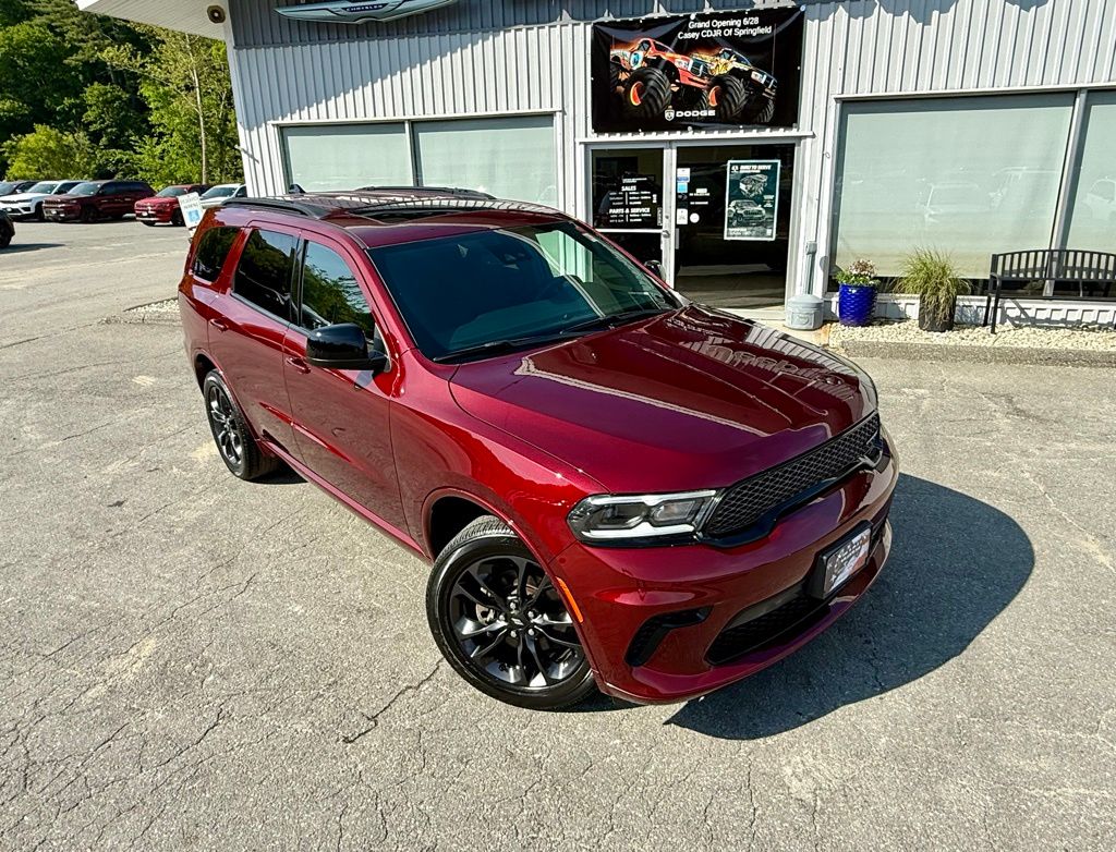 Used 2023 Dodge Durango SXT with VIN 1C4RDJAG9PC676159 for sale in Springfield, VT