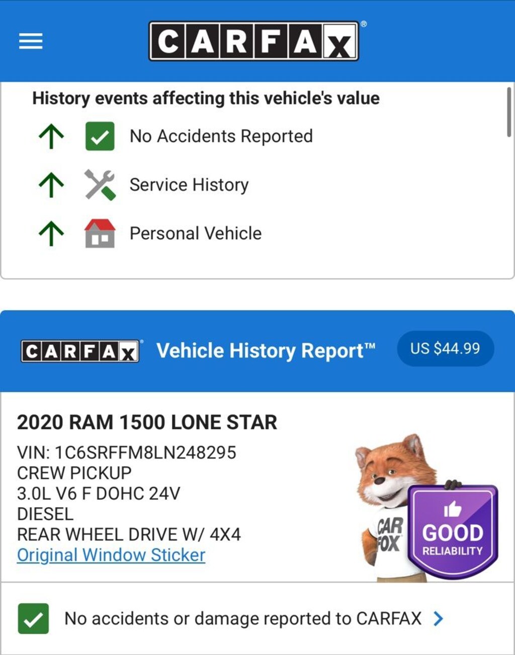 Used 2020 Ram 1500 Big Horn/Lone Star Truck Crew Cab