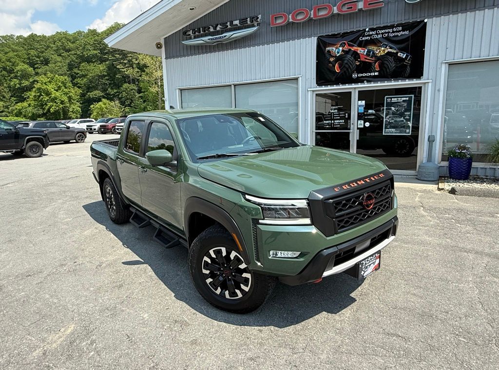 Used 2023 Nissan Frontier PRO-4X with VIN 1N6ED1EK2PN645835 for sale in Springfield, VT