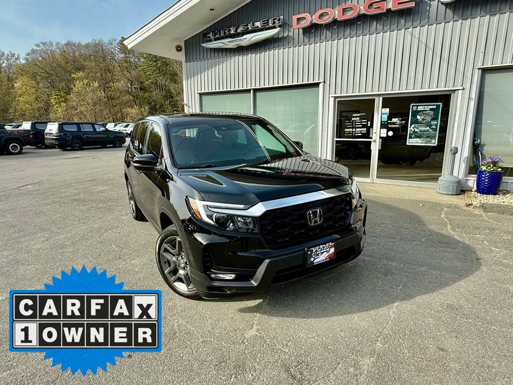 Used 2022 Honda Passport EX-L with VIN 5FNYF8H54NB003637 for sale in Springfield, VT