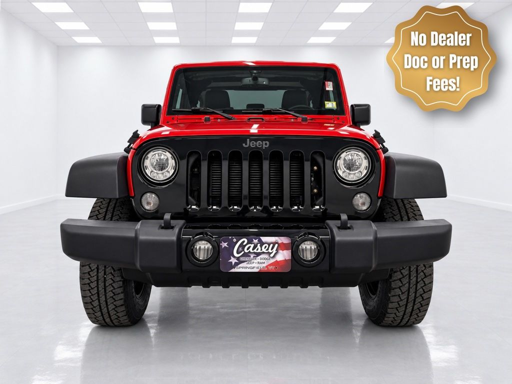 Used 2018 Jeep Wrangler JK Unlimited Willys Wheeler with VIN 1C4BJWDG0JL898499 for sale in Springfield, VT