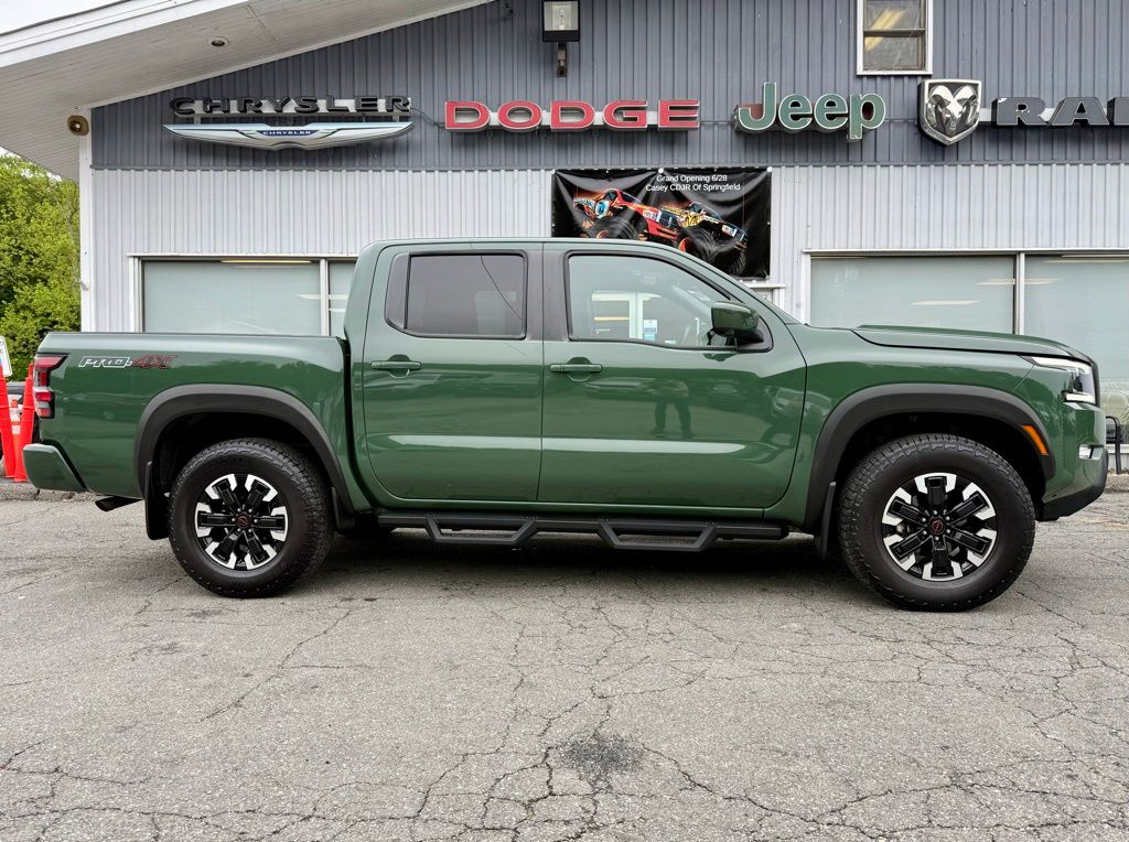 Used 2023 Nissan Frontier PRO-4X with VIN 1N6ED1EK2PN645835 for sale in Springfield, VT