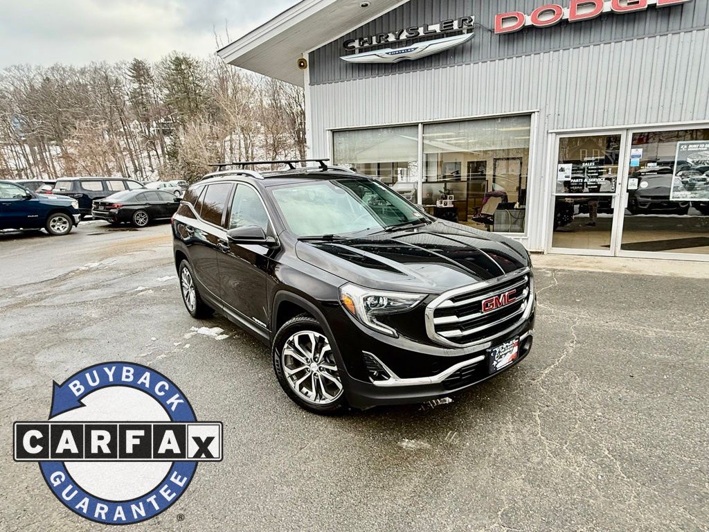 Used 2020 GMC Terrain SLT with VIN 3GKALVEX1LL163959 for sale in Springfield, VT