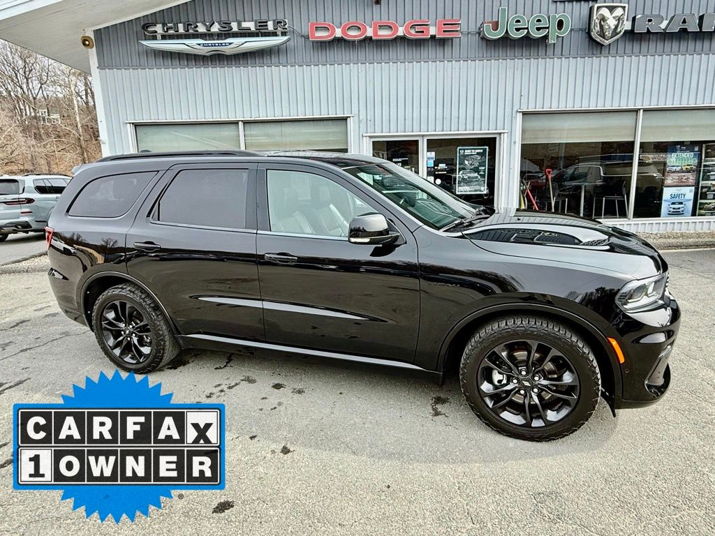 Used 2021 Dodge Durango R/T with VIN 1C4SDJCT4MC804489 for sale in Springfield, VT