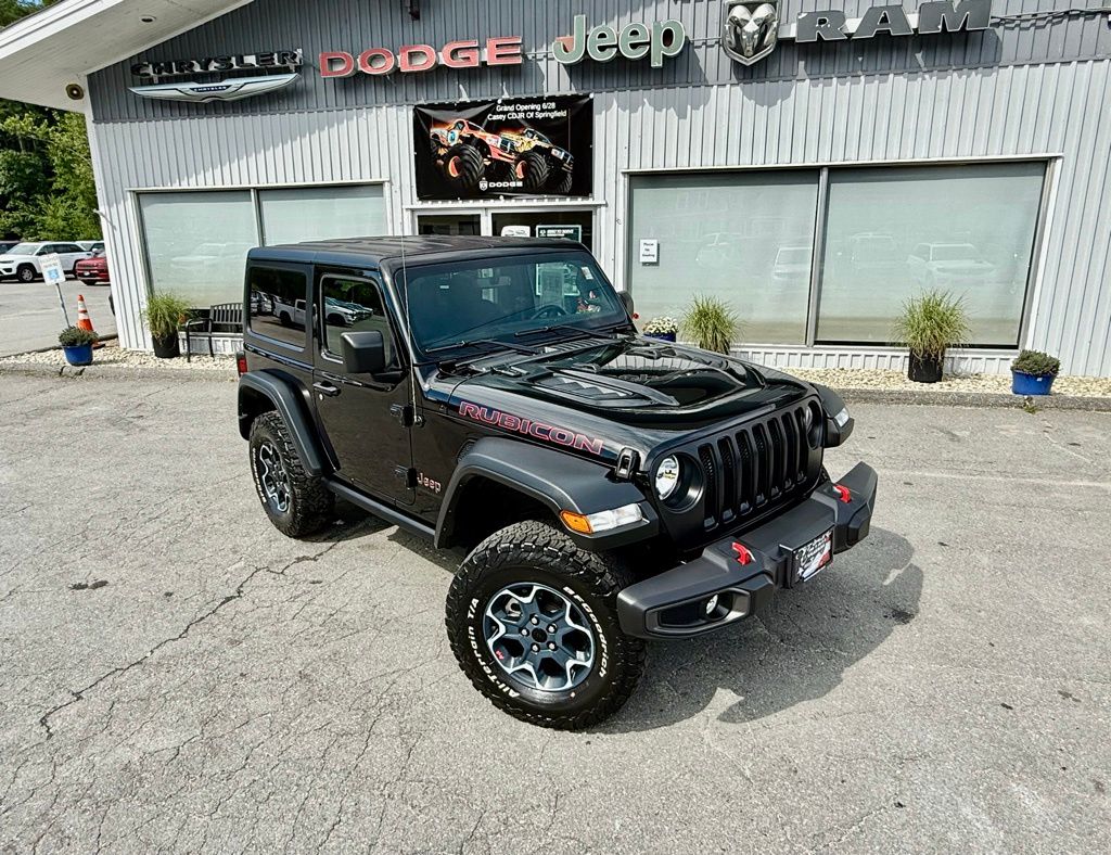 Used 2023 Jeep Wrangler 2-Door Rubicon with VIN 1C4HJXCG7PW655362 for sale in Springfield, VT