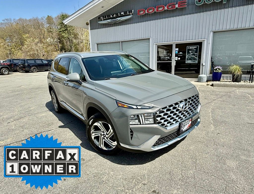 Used 2021 Hyundai Santa Fe SEL with VIN 5NMS6DAJ7MH341746 for sale in Springfield, VT