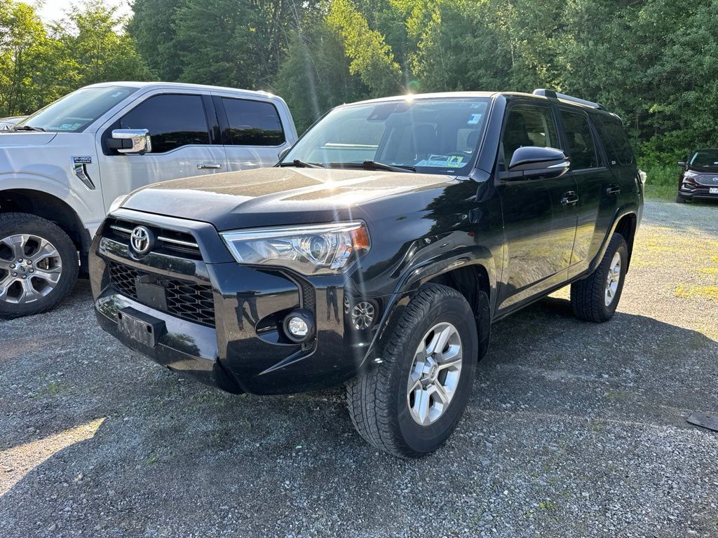 Midnight Black Metallic 2024 Toyota 4Runner SR5 Premium 4WD SUV / Crossover Four-Wheel Drive 5-Speed Automatic