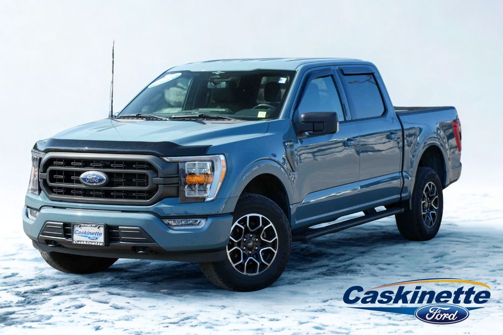 Area 51 Blue 2023 Ford F-150 Pickup Truck Four-Wheel Drive Automatic
