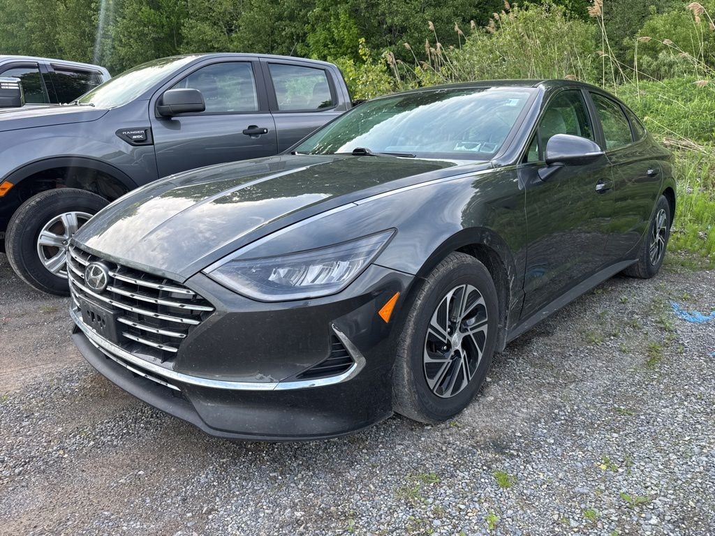 Used 2023 Hyundai Sonata Hybrid Blue Sedan