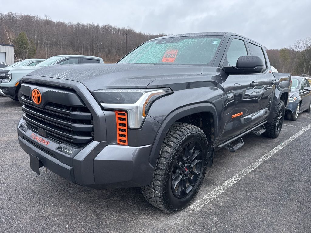 Magnetic Gray Metallic 2025 Toyota Tundra SR5 CrewMax Cab 4WD Pickup Truck Four-Wheel Drive Automatic