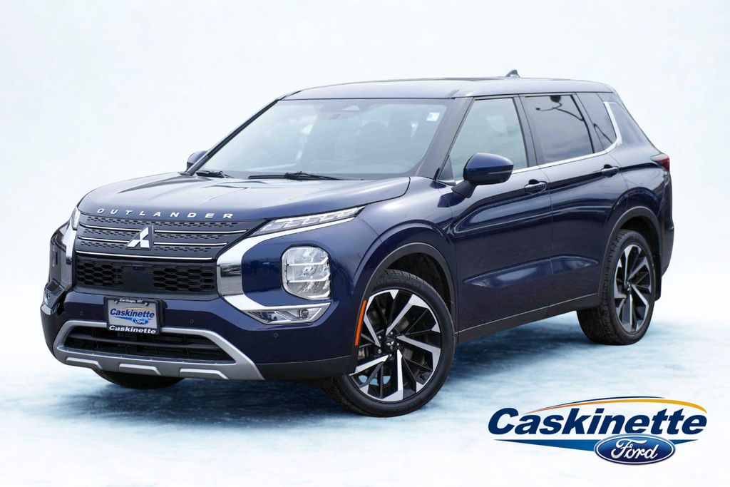 Cosmic Blue 2023 Mitsubishi Outlander SE S-AWC SUV / Crossover All-Wheel Drive Continuously Variable Transmission