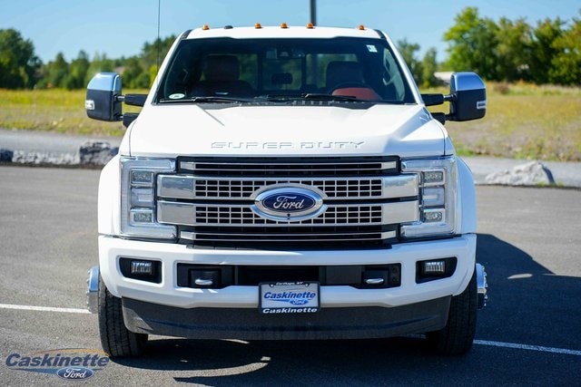 Used 2018 Ford F-450 Super Duty Platinum with VIN 1FT8W4DT1JEB46215 for sale in Carthage, NY